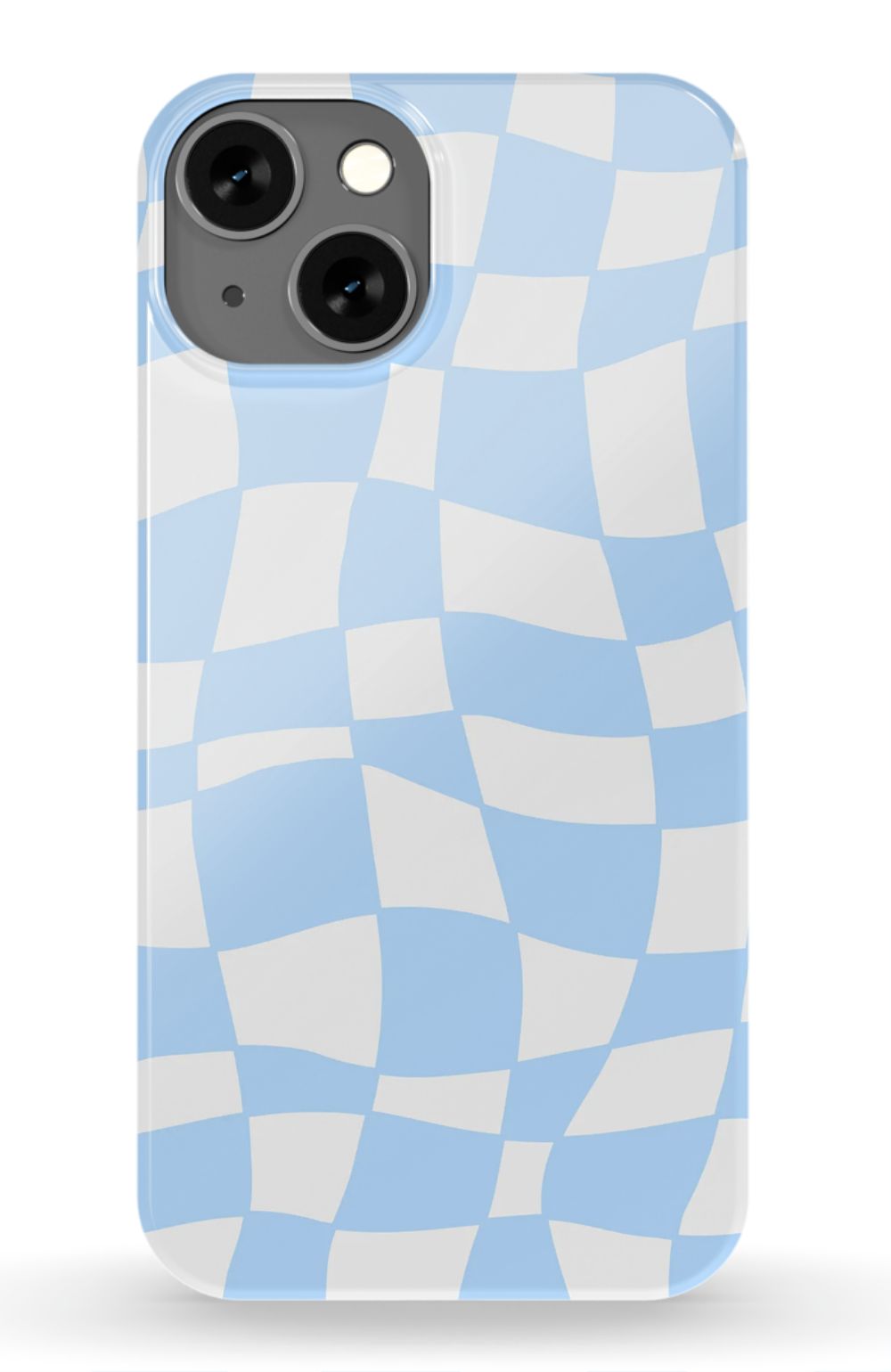 Light Blue Checkered Phone Case - B7Cases