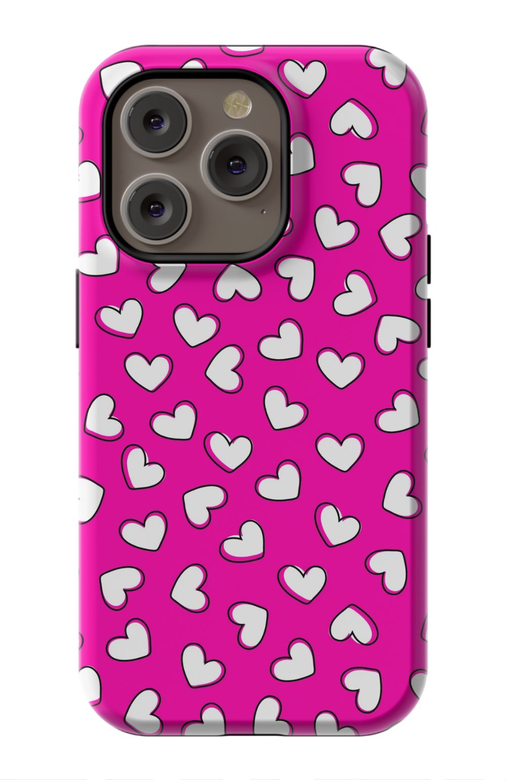 Pink Euphoria Hearts Phone Case - B7Cases