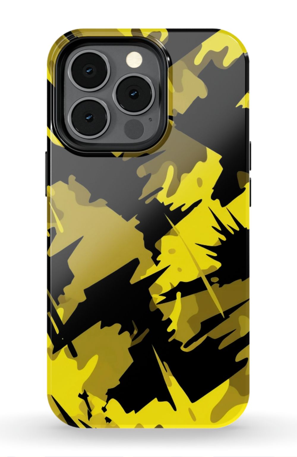 Yellow Blazing Camo Phone Case - B7Cases