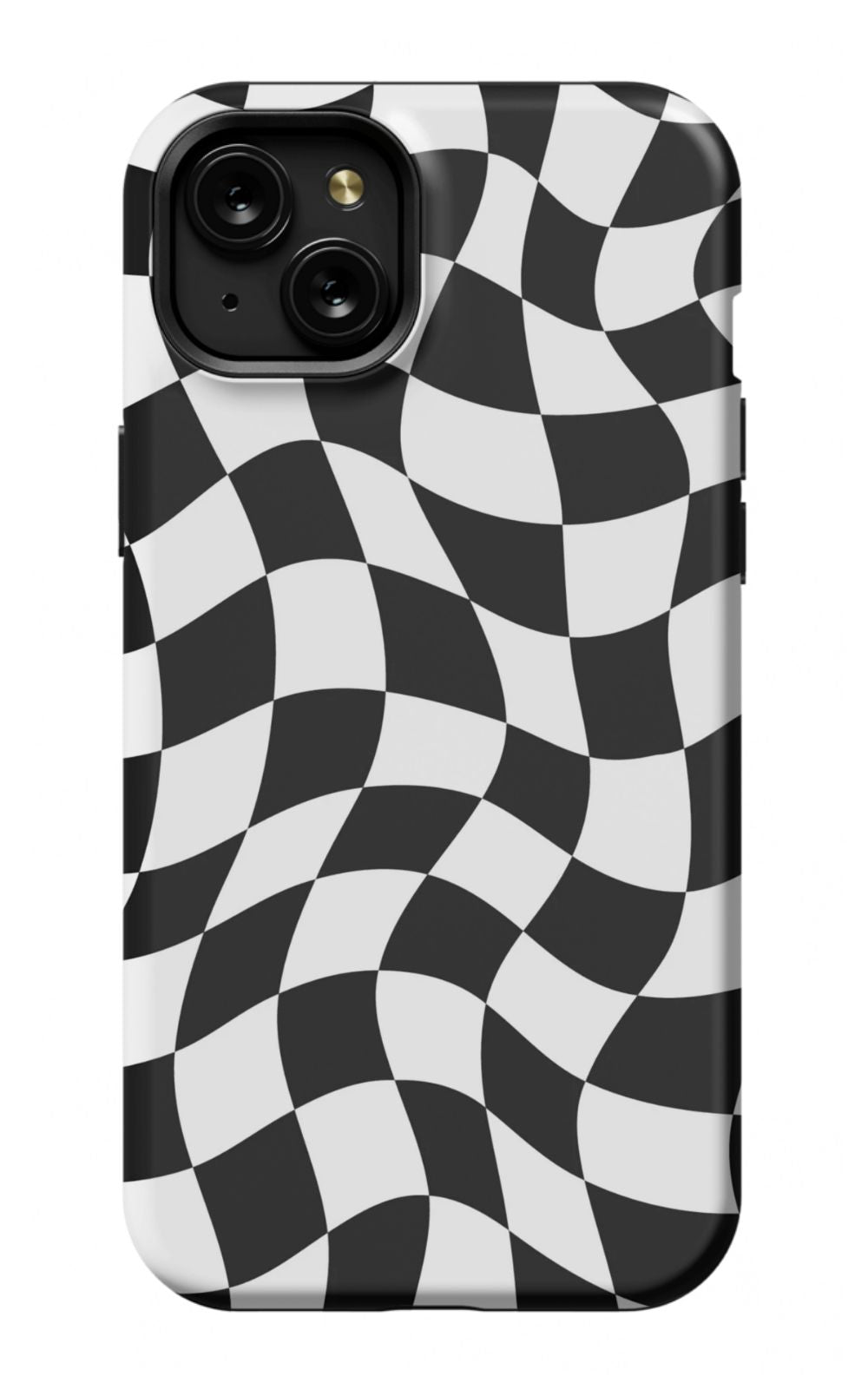Black White Checkered Phone Case - B7Cases