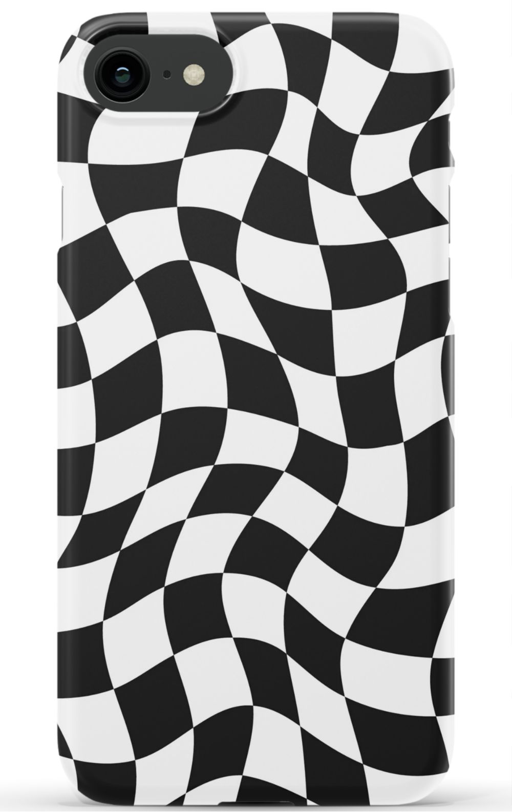 Black White Checkered Phone Case - B7Cases
