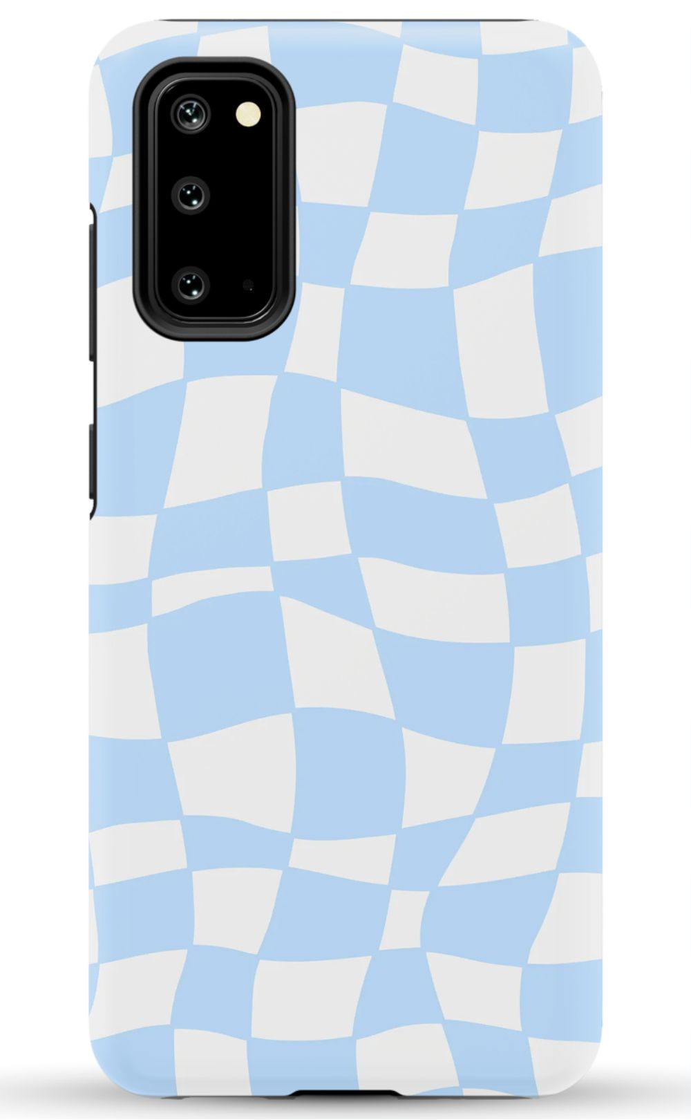 Light Blue Checkered Phone Case - B7Cases