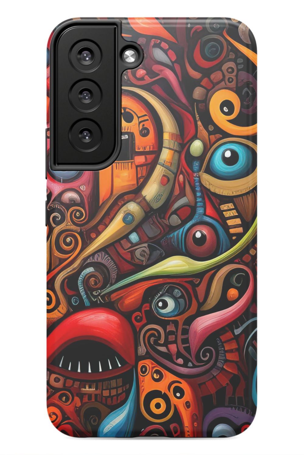 Psychedelic Eyes Graffiti Phone Case - B7Cases