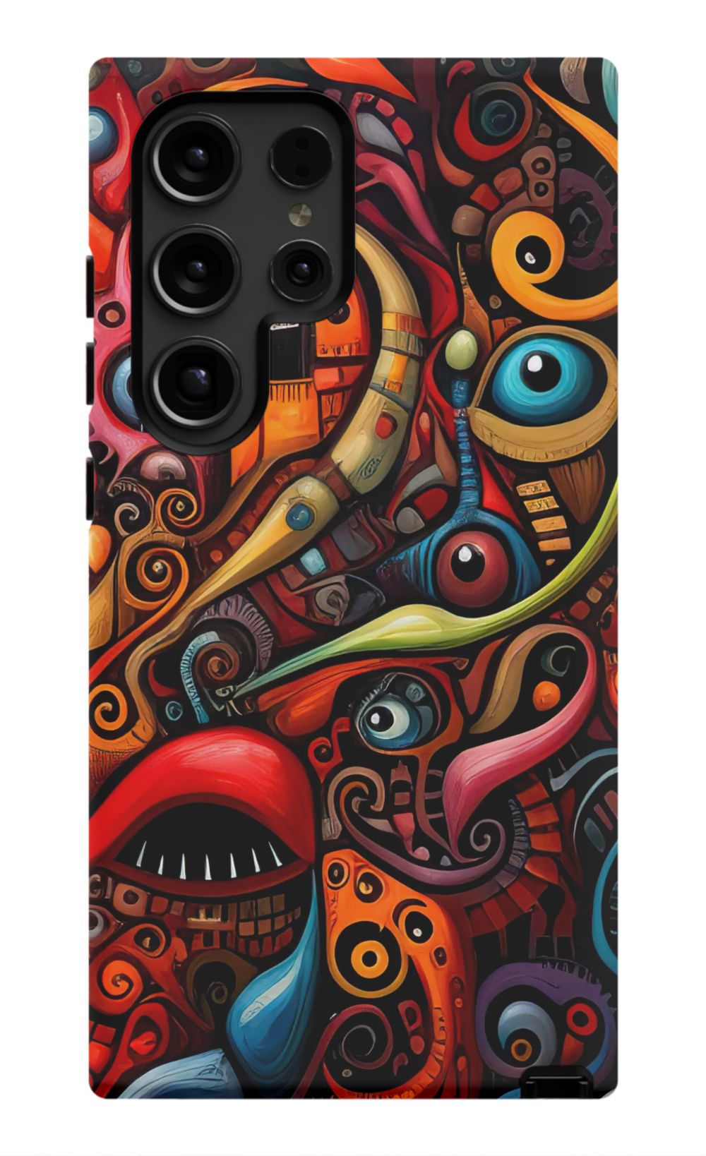 Psychedelic Eyes Graffiti Phone Case - B7Cases