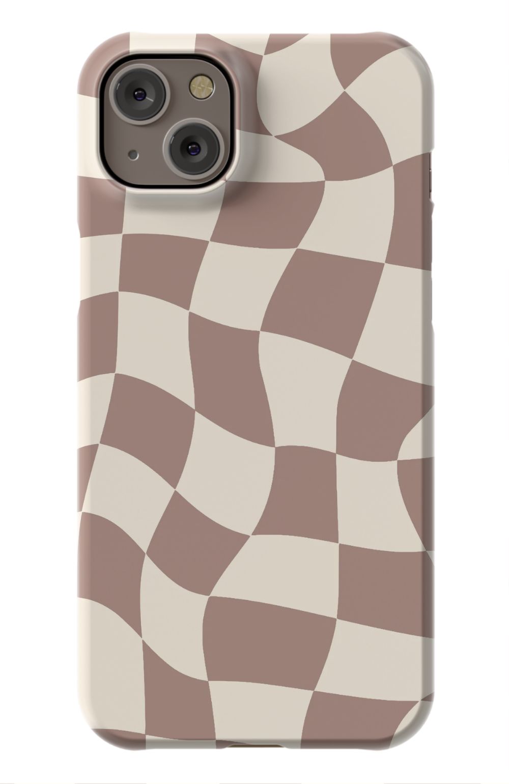 Light Brown Checkered Phone Case - B7Cases