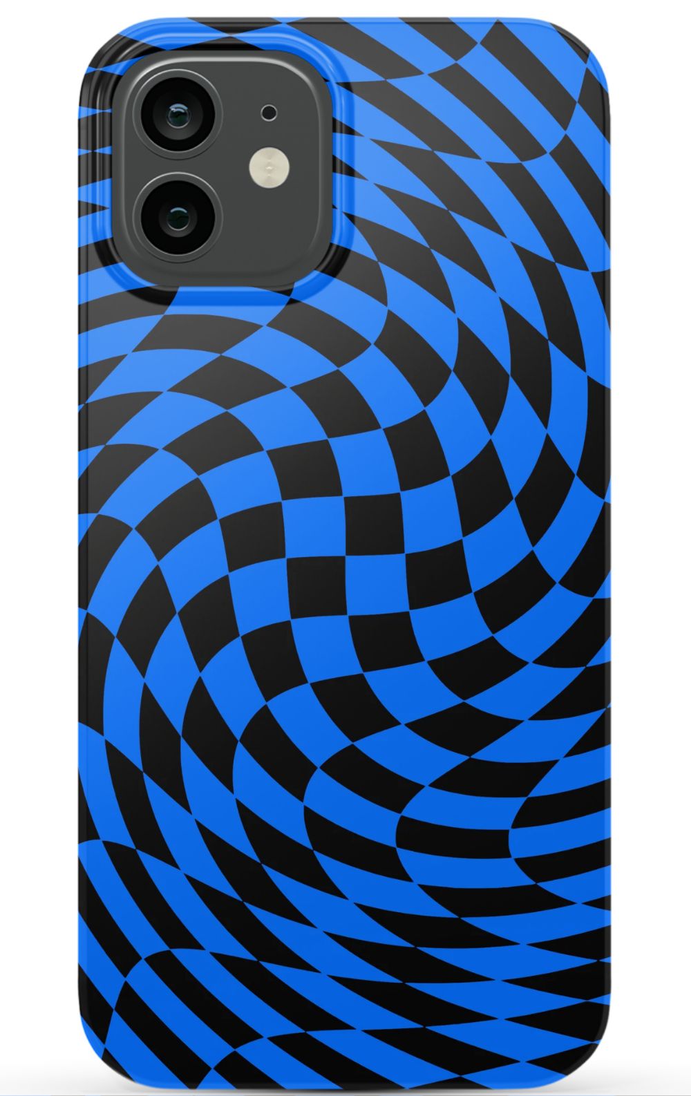 Twisted Blue Checkered Phone Case - B7Cases