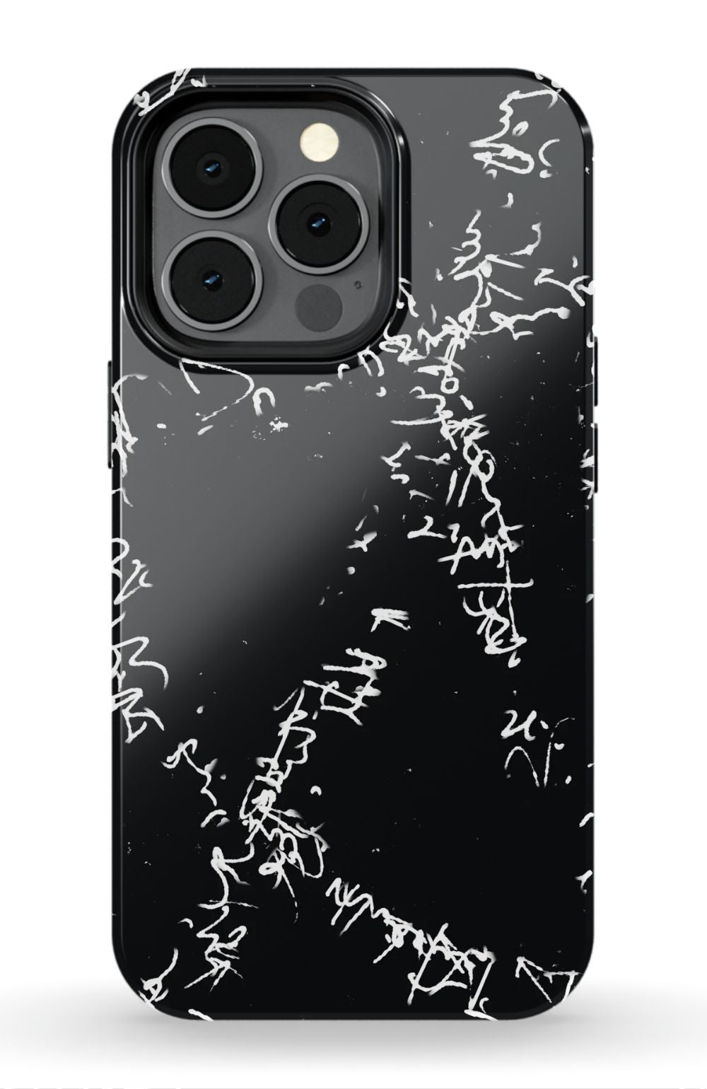 Dark Messy Graffiti Phone Case - B7Cases