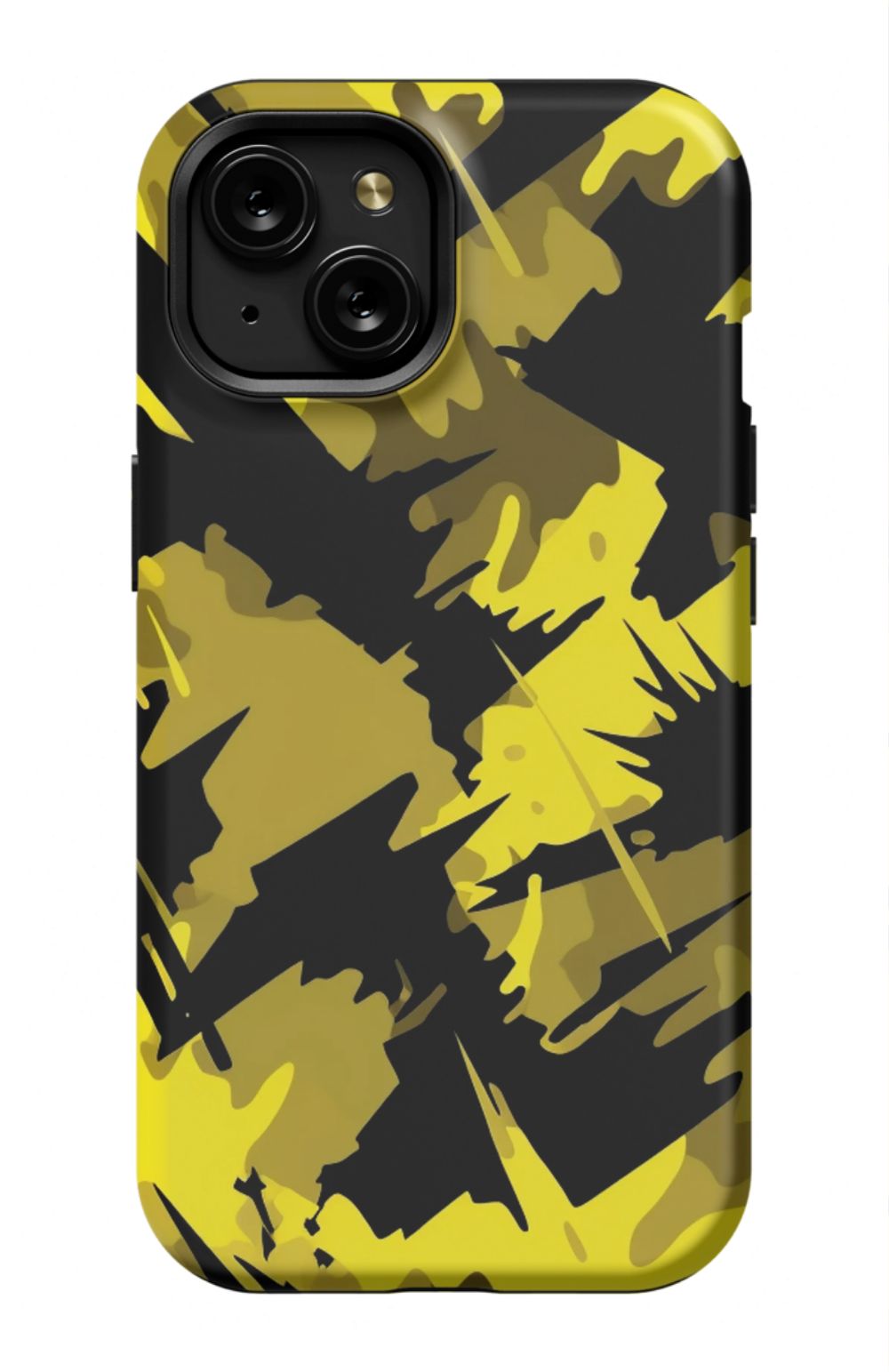 Yellow Blazing Camo Phone Case - B7Cases