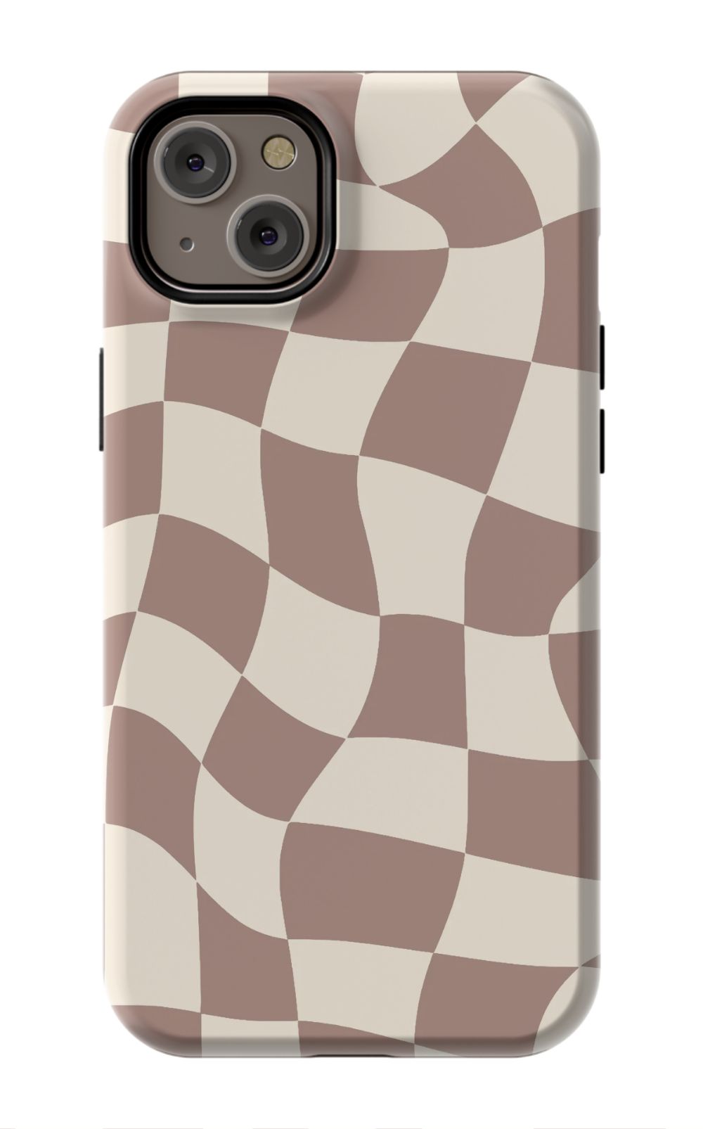 Light Brown Checkered Phone Case - B7Cases