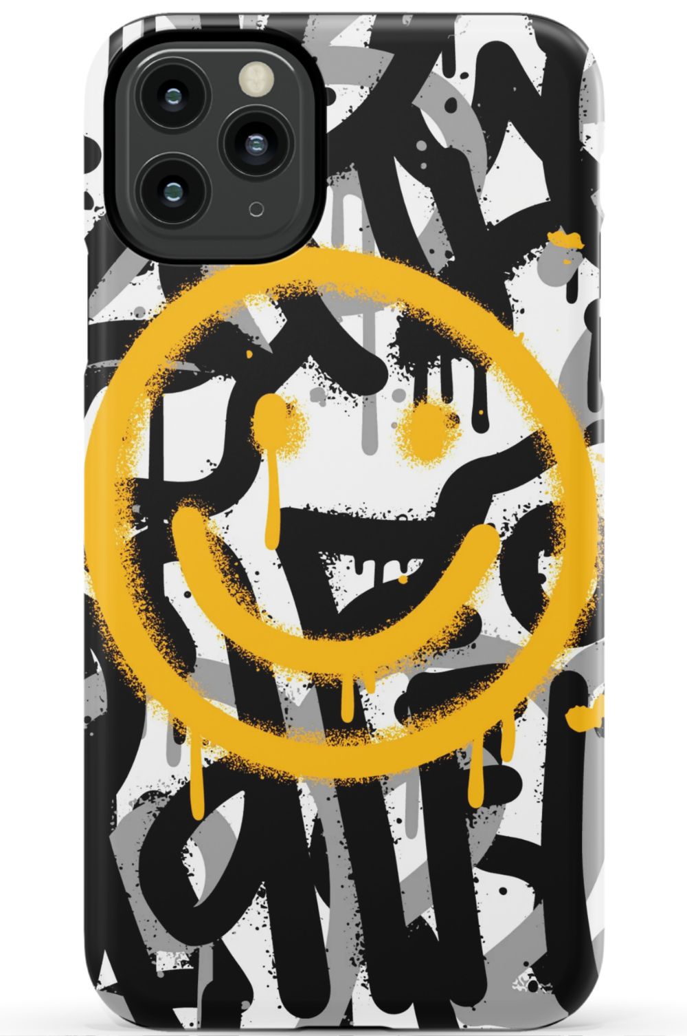 Sprayed Smiley Graffiti Phone Case - B7Cases