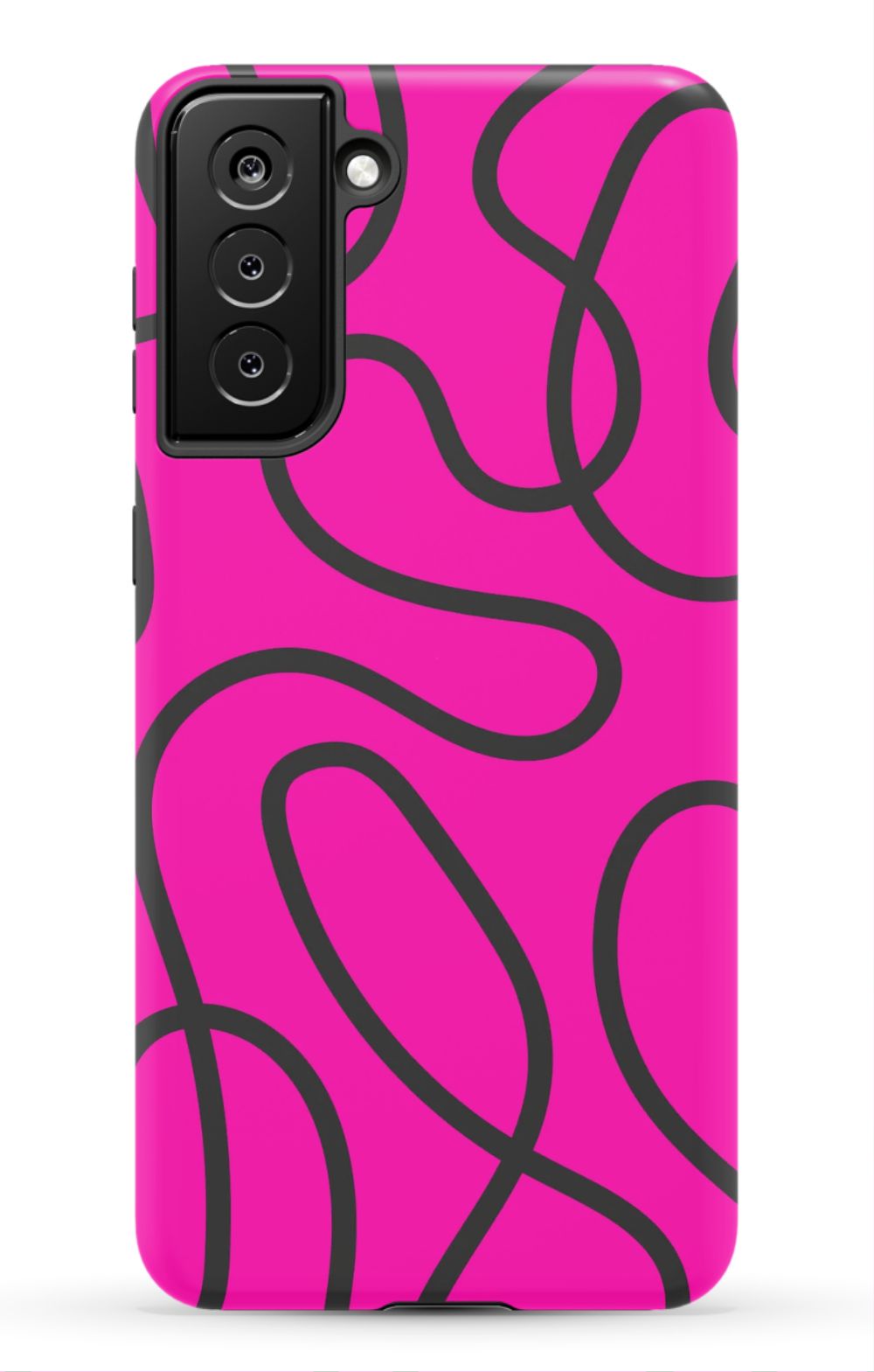 Pink Abstract Squiggles Phone Case - B7Cases