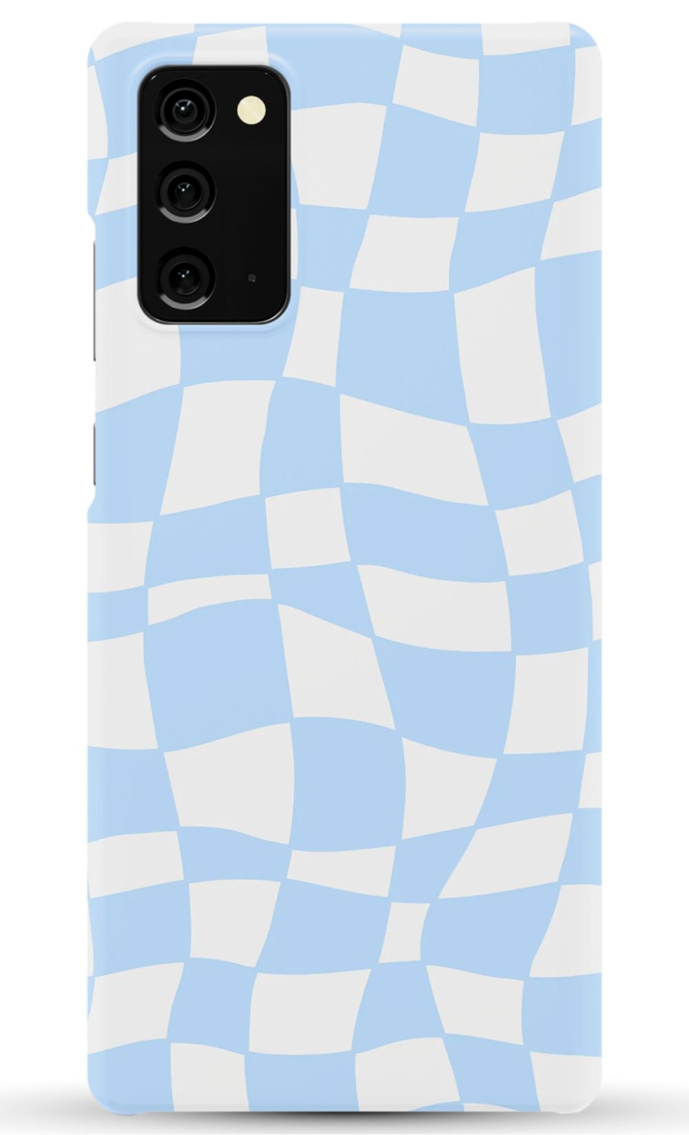 Light Blue Checkered Phone Case - B7Cases