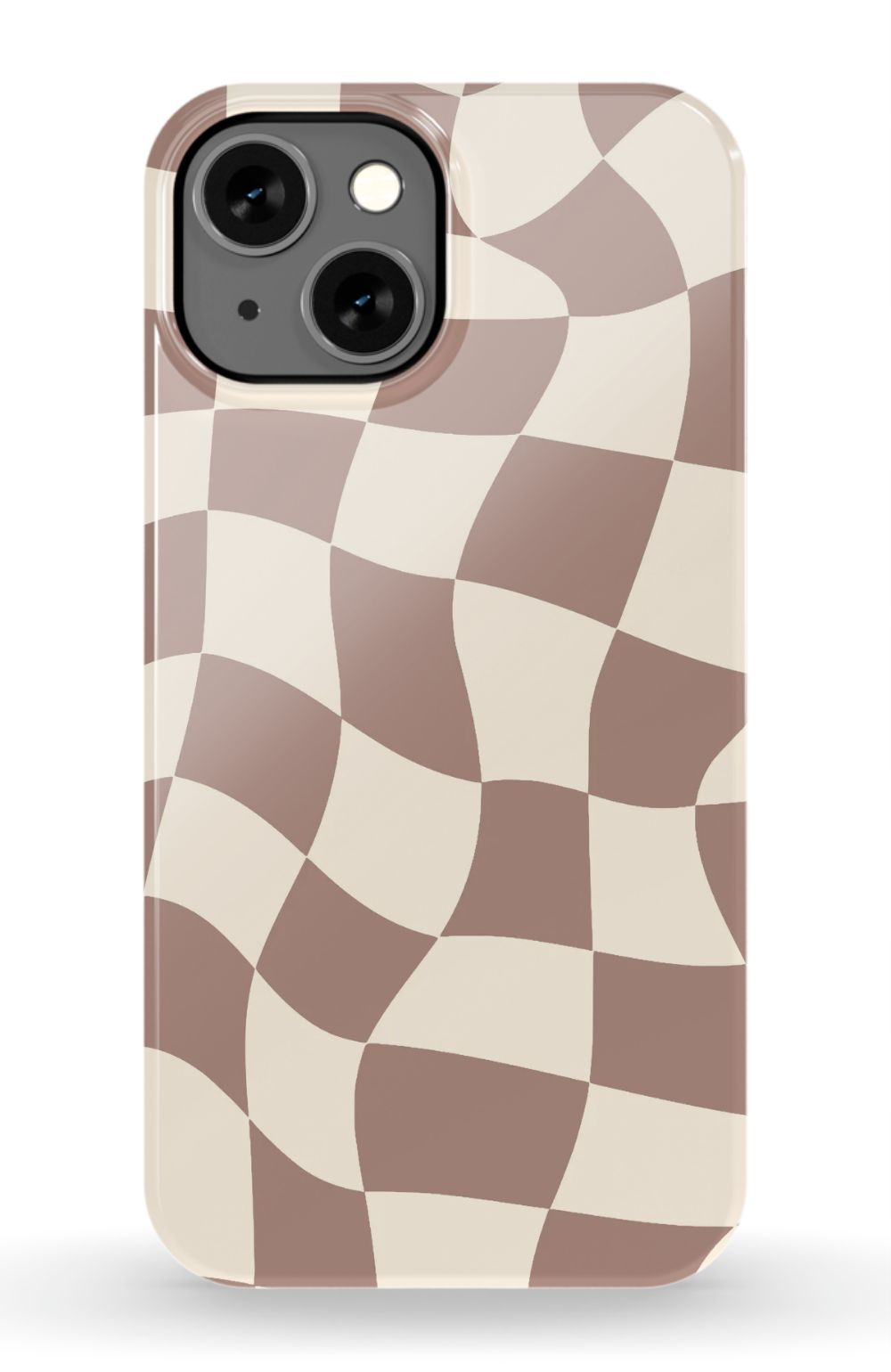 Light Brown Checkered Phone Case - B7Cases