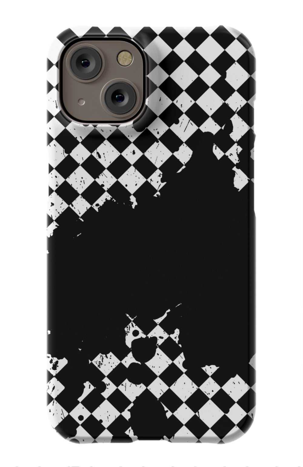 Grunge Checkered Phone Case - B7Cases