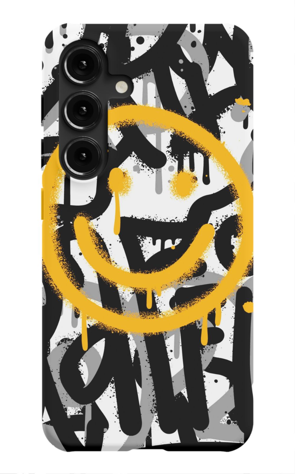 Sprayed Smiley Graffiti Phone Case - B7Cases