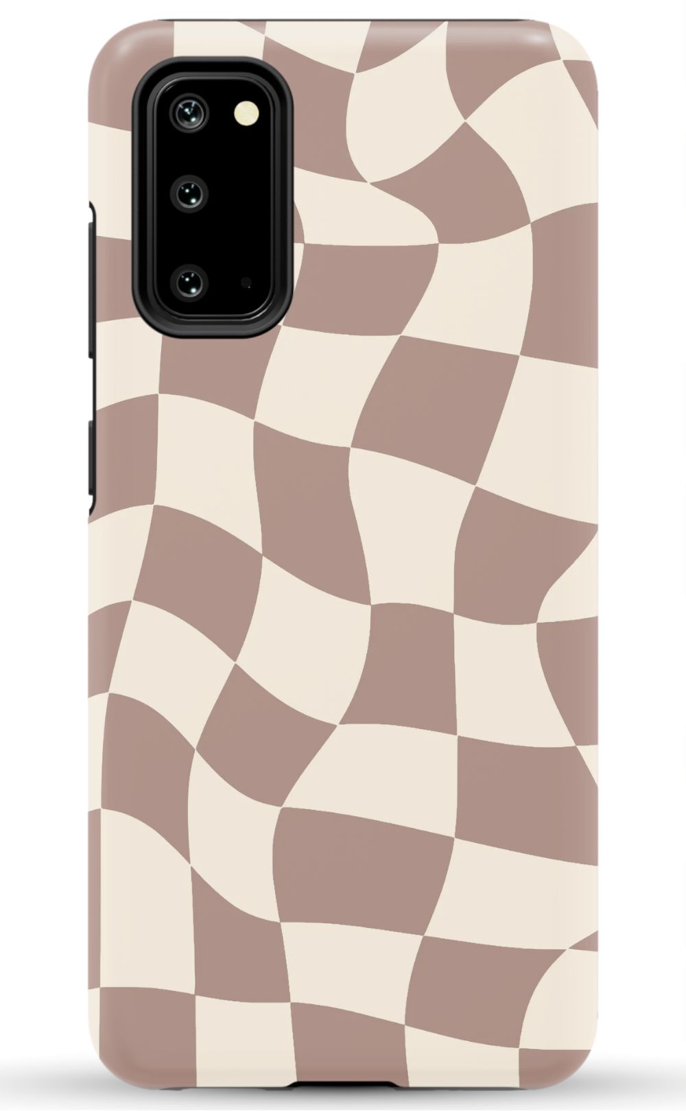 Light Brown Checkered Phone Case - B7Cases