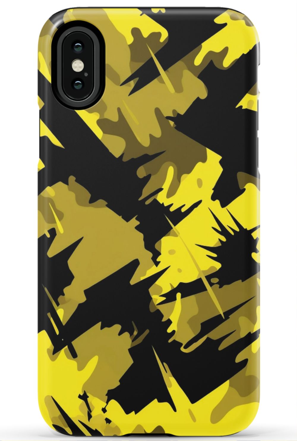Yellow Blazing Camo Phone Case - B7Cases