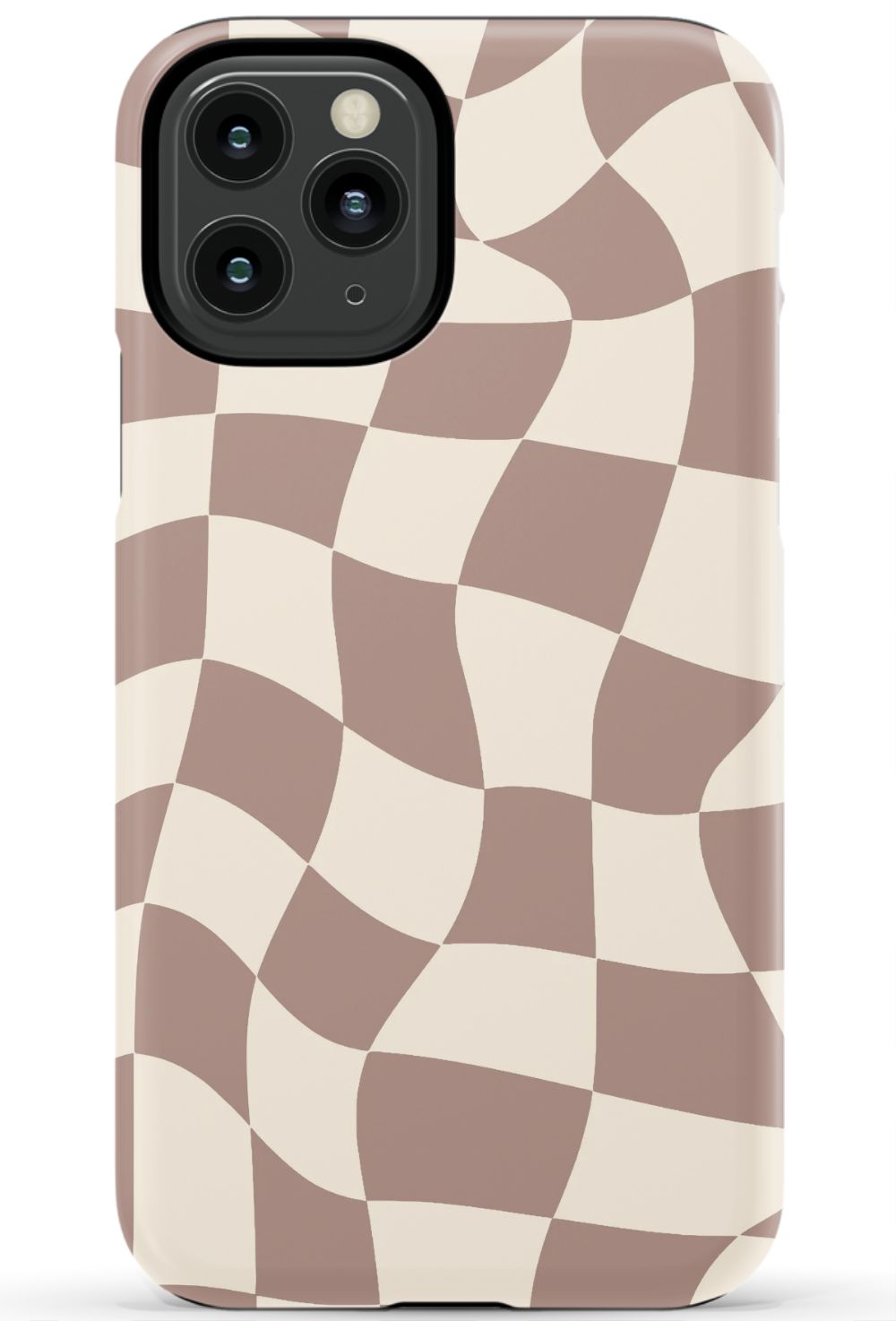 Light Brown Checkered Phone Case - B7Cases