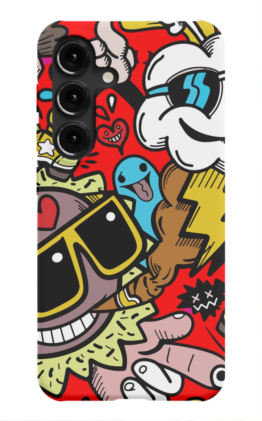 Street Bombing Graffiti Phone Case - B7Cases