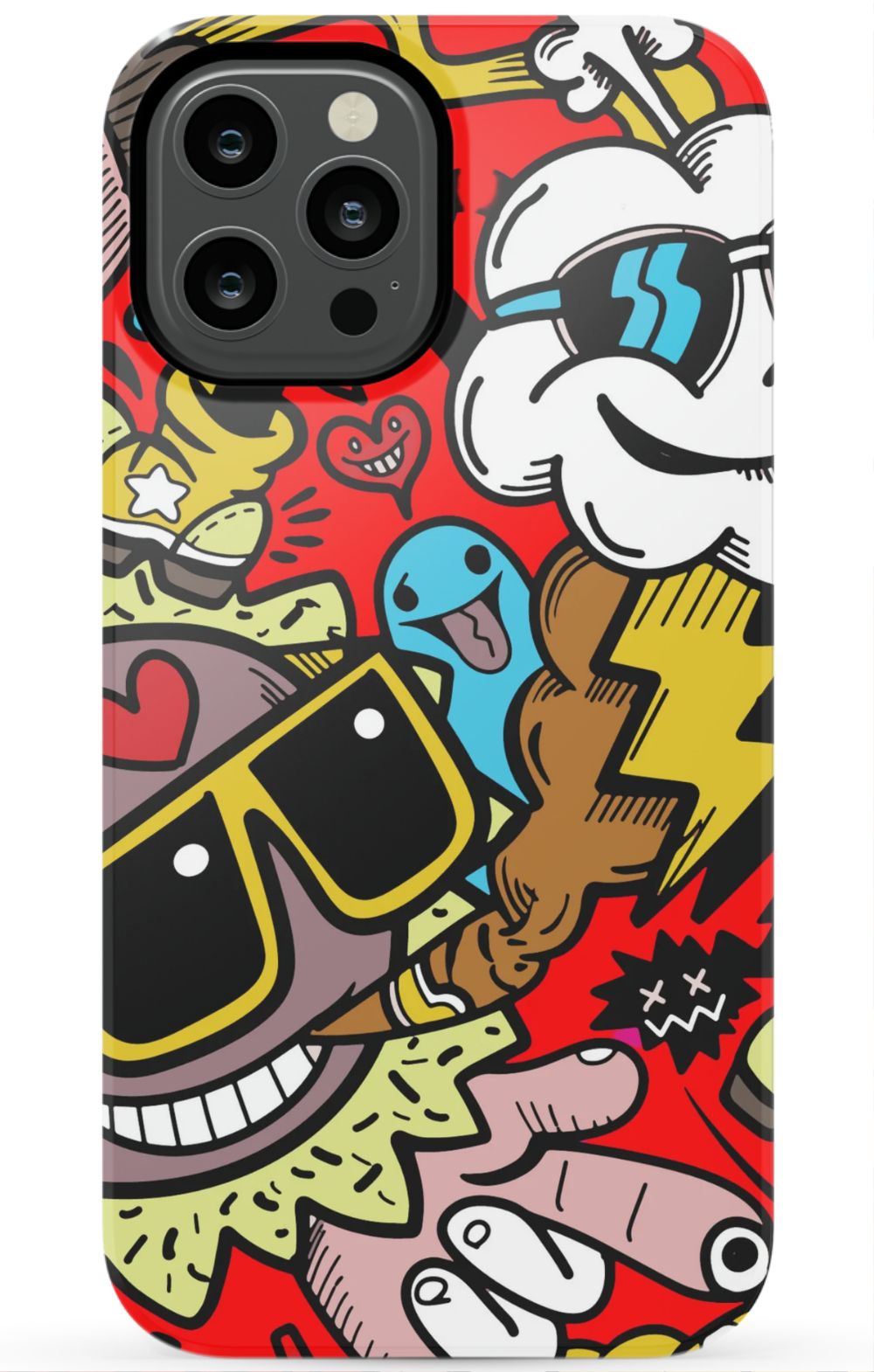 Street Bombing Graffiti Phone Case - B7Cases
