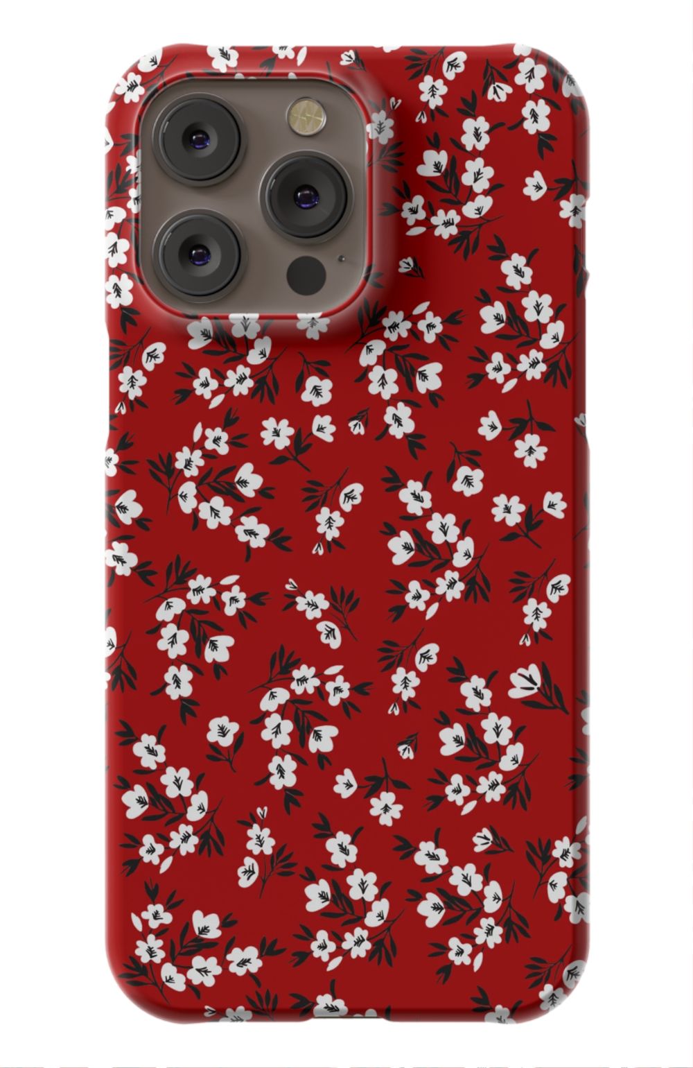 Red Blooming Phone Case - B7Cases