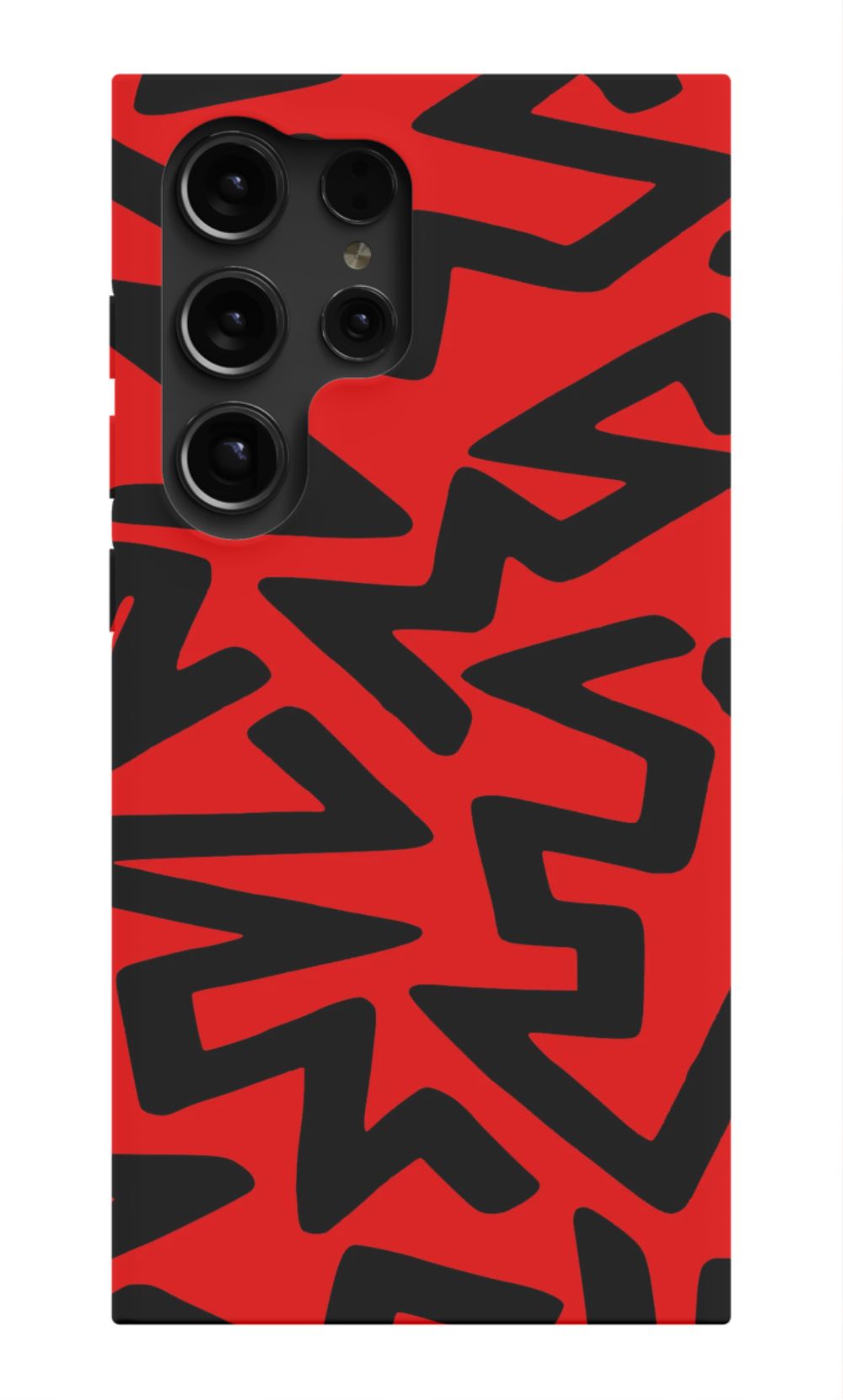 Red Abstract Shapes Phone Case - B7Cases