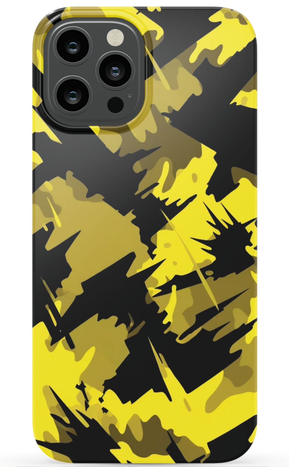 Yellow Blazing Camo Phone Case - B7Cases
