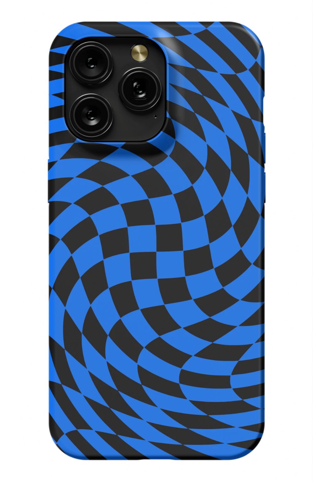 Twisted Blue Checkered Phone Case - B7Cases