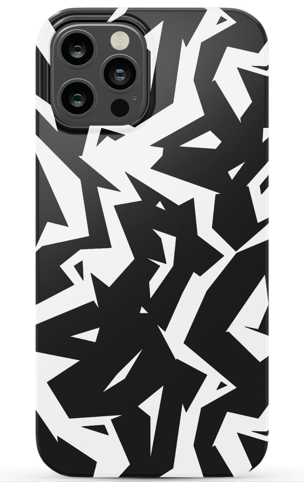 Black White Fragments Phone Case - B7Cases