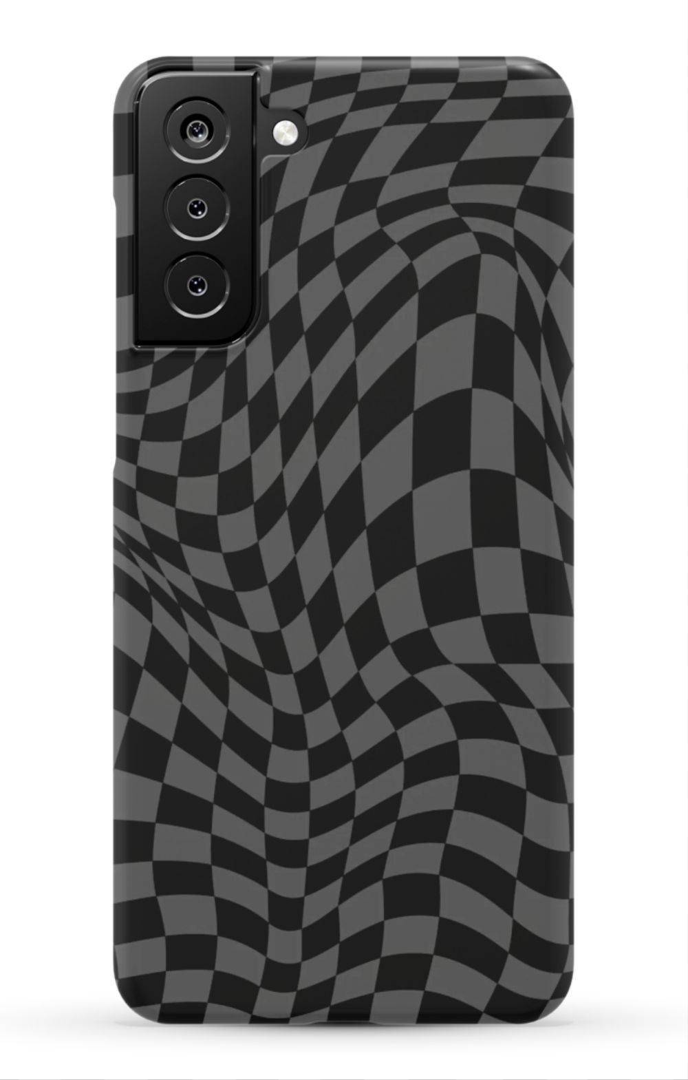 Gray Distorted Checkered Phone Case - B7Cases