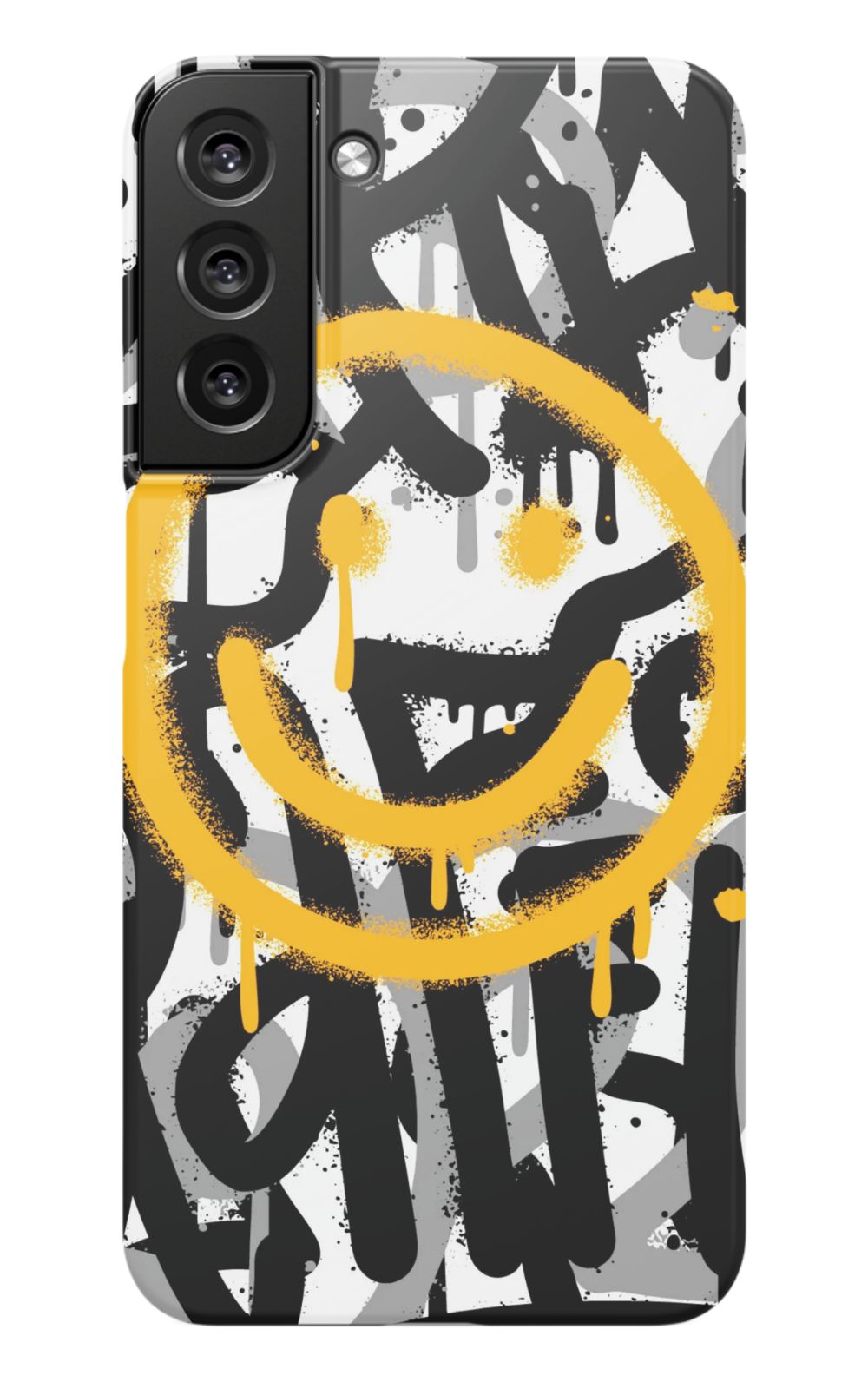 Sprayed Smiley Graffiti Phone Case - B7Cases