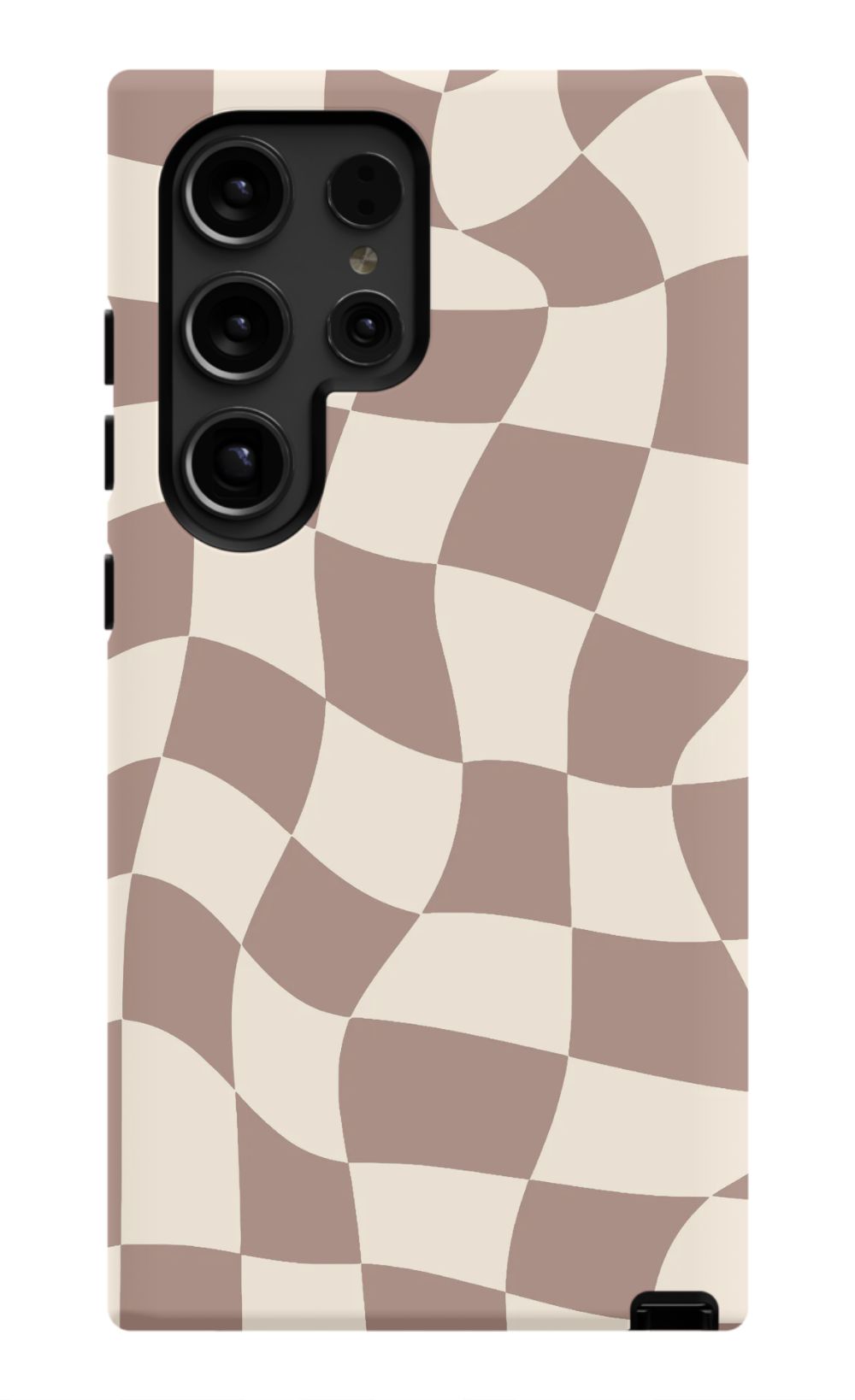 Light Brown Checkered Phone Case - B7Cases