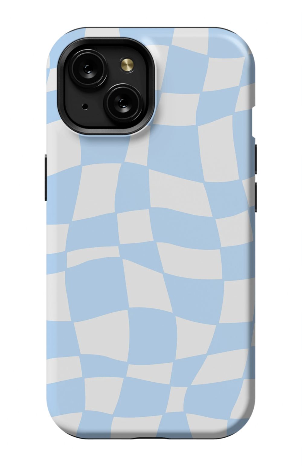 Light Blue Checkered Phone Case - B7Cases