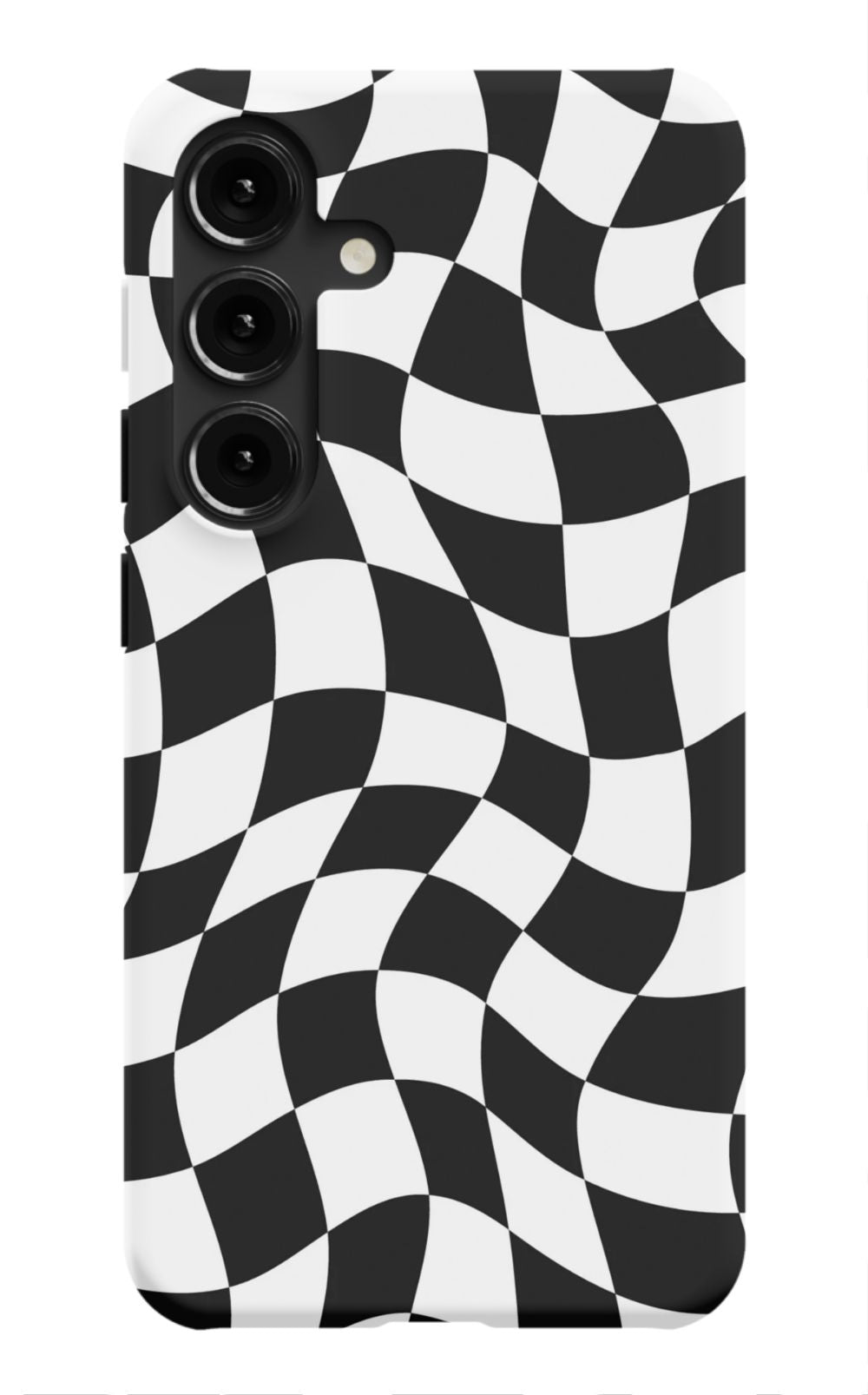 Black White Checkered Phone Case - B7Cases