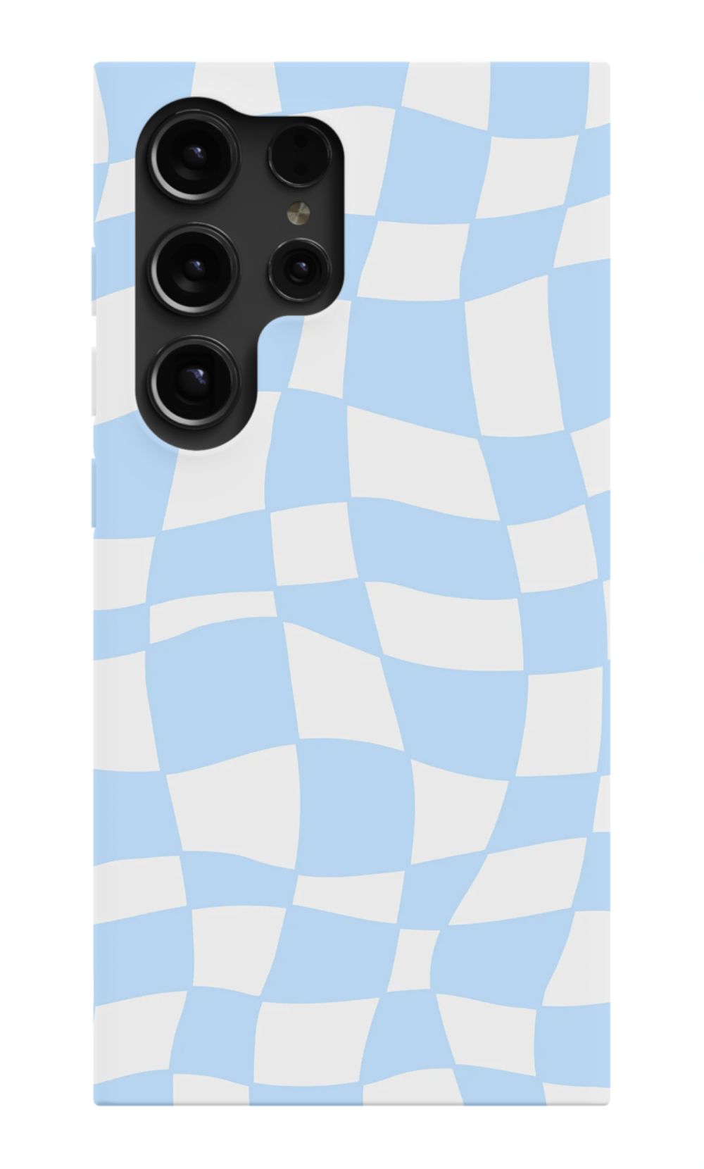 Light Blue Checkered Phone Case - B7Cases