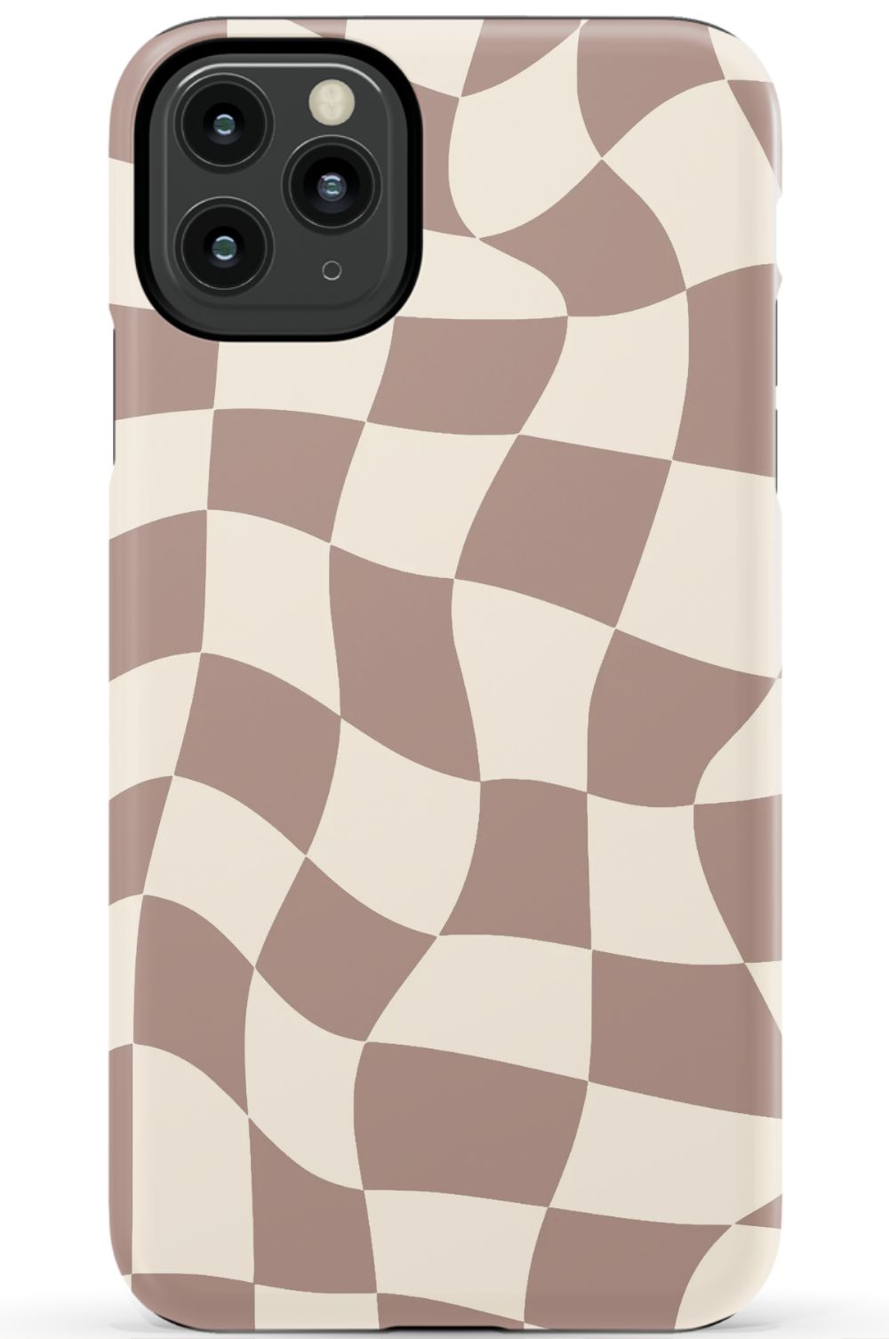 Light Brown Checkered Phone Case - B7Cases