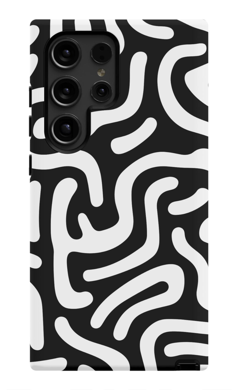 Monochrome Strokes Phone Case - B7Cases