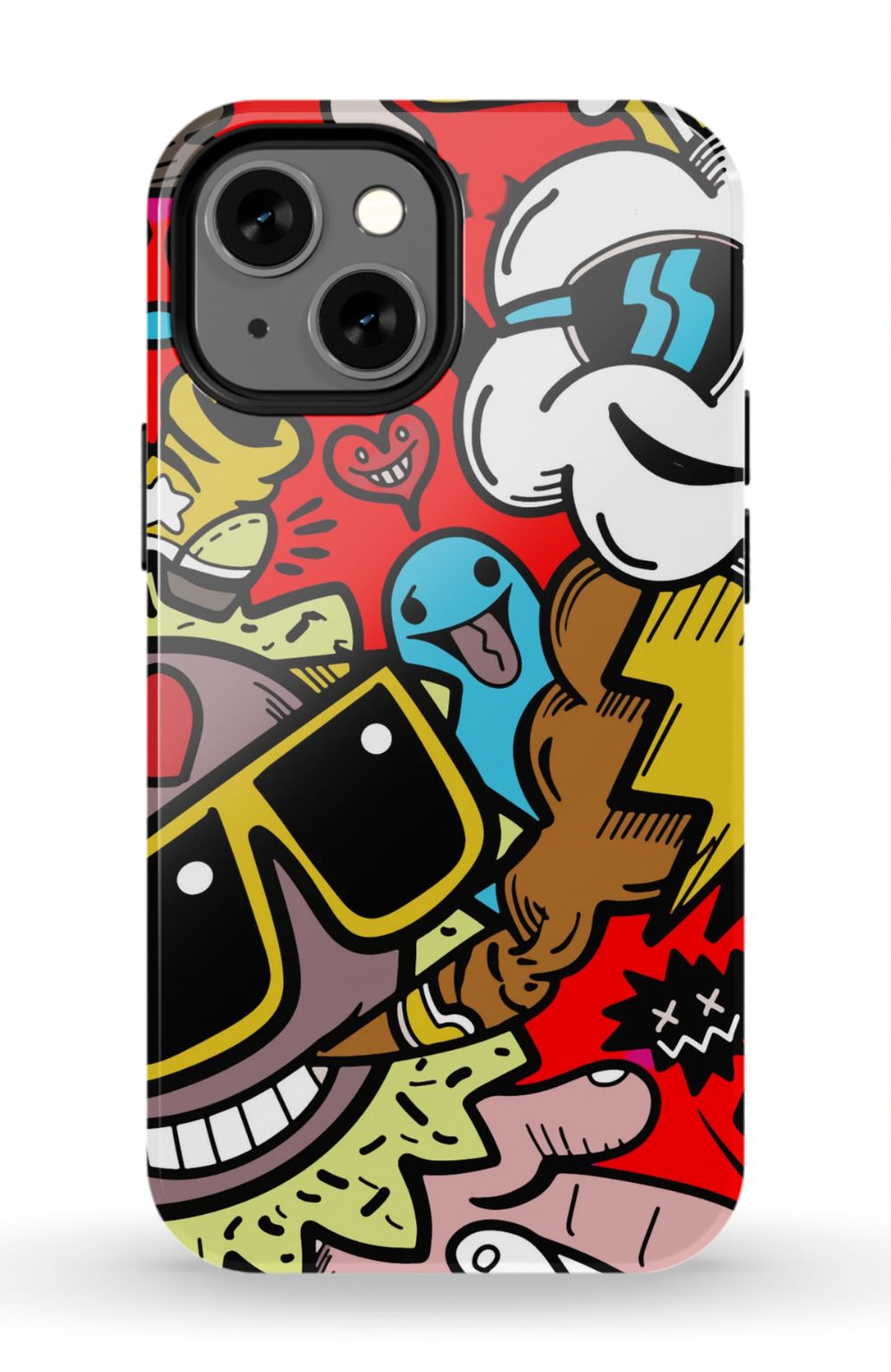 Street Bombing Graffiti Phone Case - B7Cases