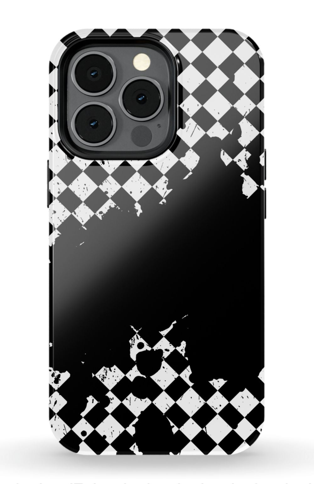 Grunge Checkered Phone Case - B7Cases