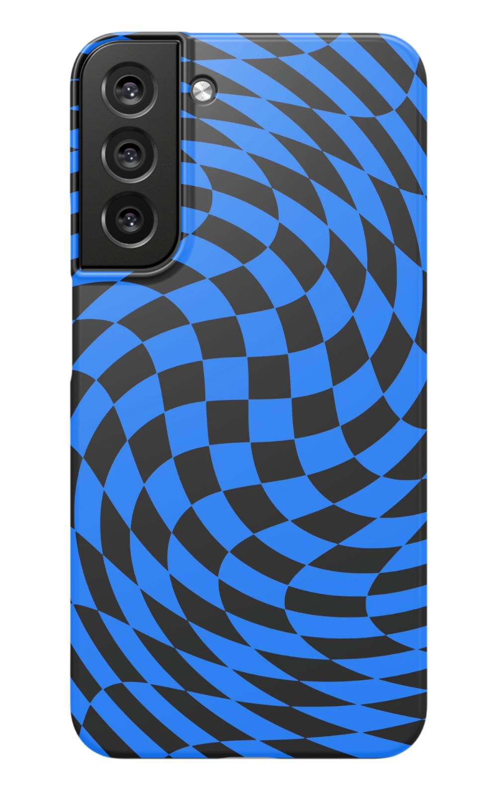 Twisted Blue Checkered Phone Case - B7Cases