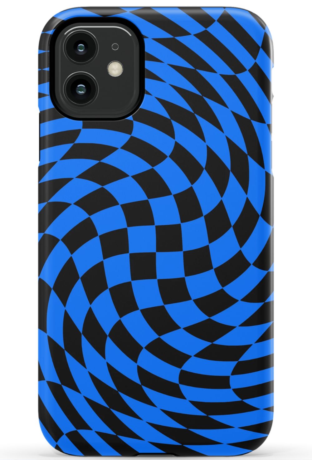 Twisted Blue Checkered Phone Case - B7Cases