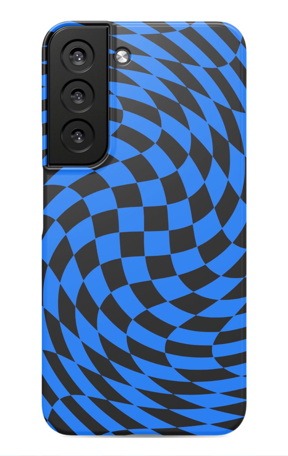 Twisted Blue Checkered Phone Case - B7Cases