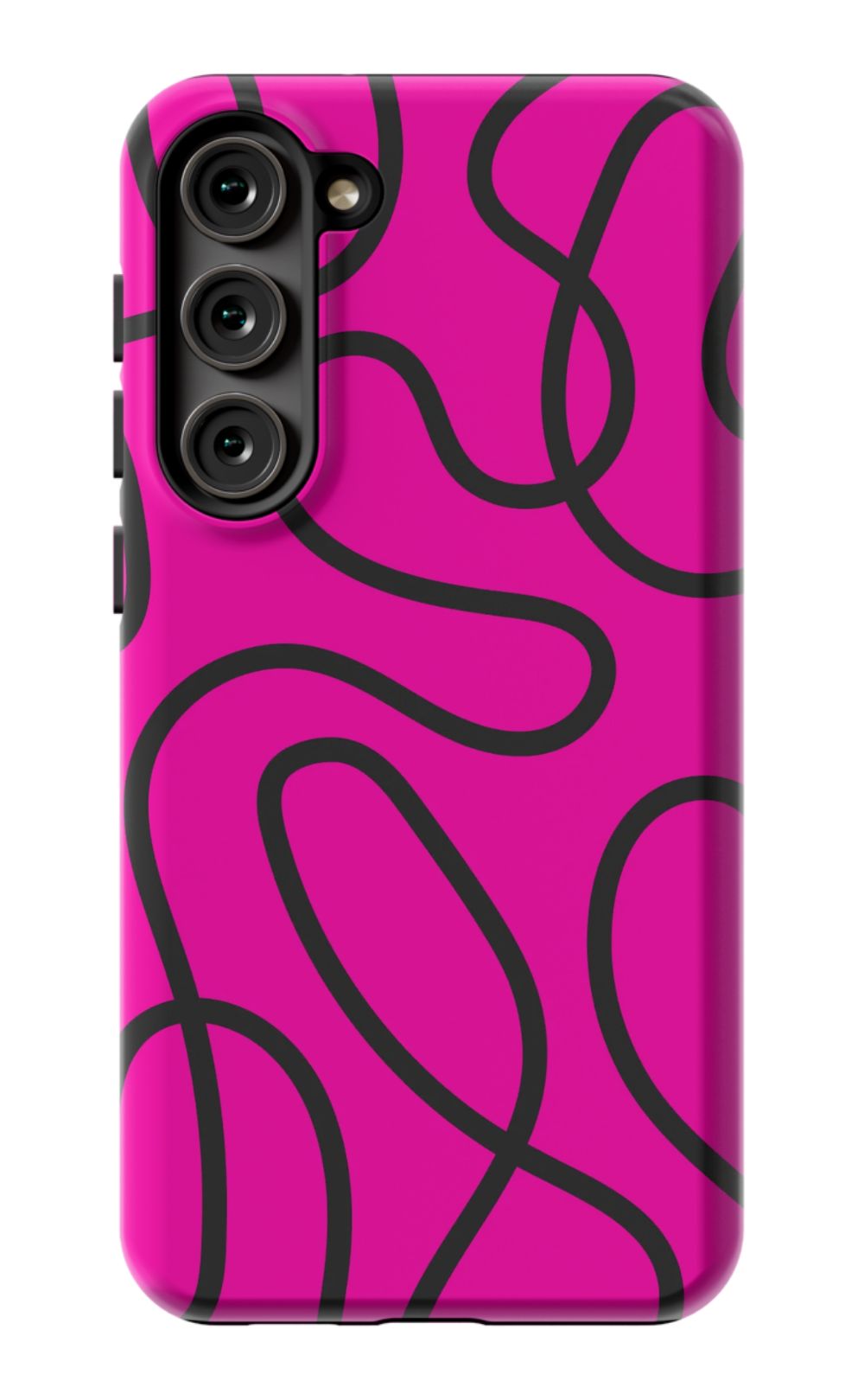 Pink Abstract Squiggles Phone Case - B7Cases