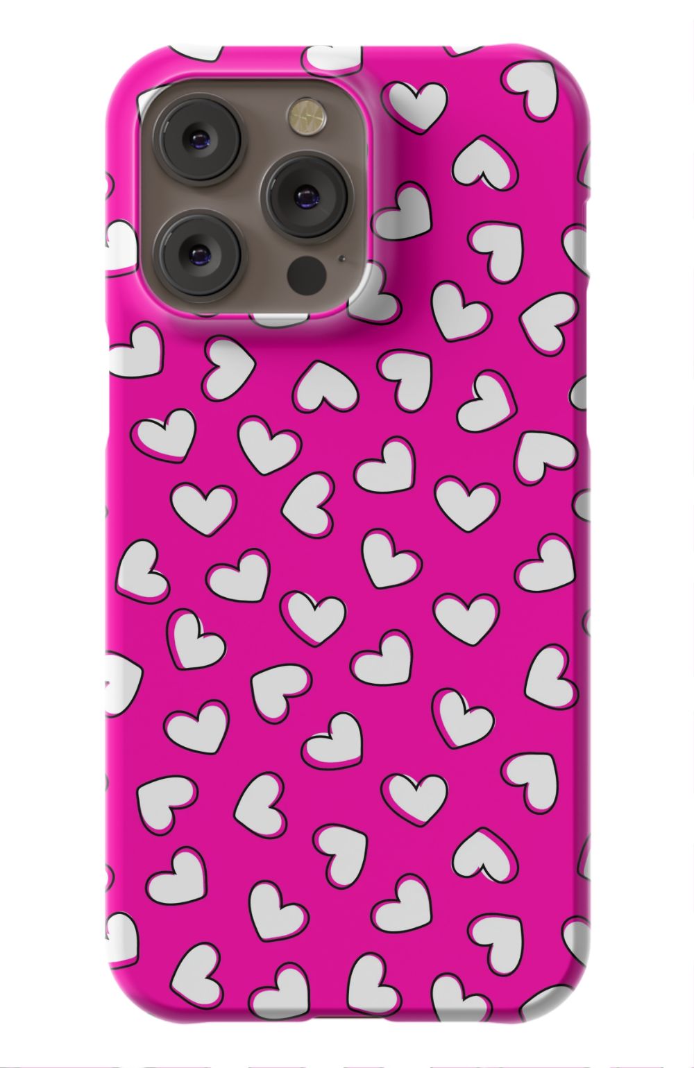 Pink Euphoria Hearts Phone Case - B7Cases