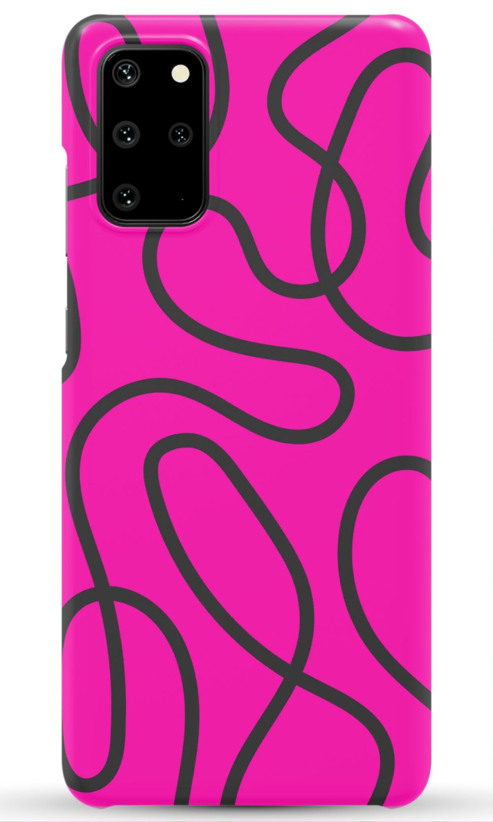 Pink Abstract Squiggles Phone Case - B7Cases