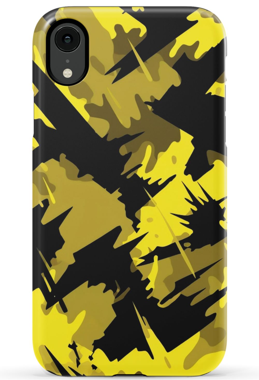 Yellow Blazing Camo Phone Case - B7Cases