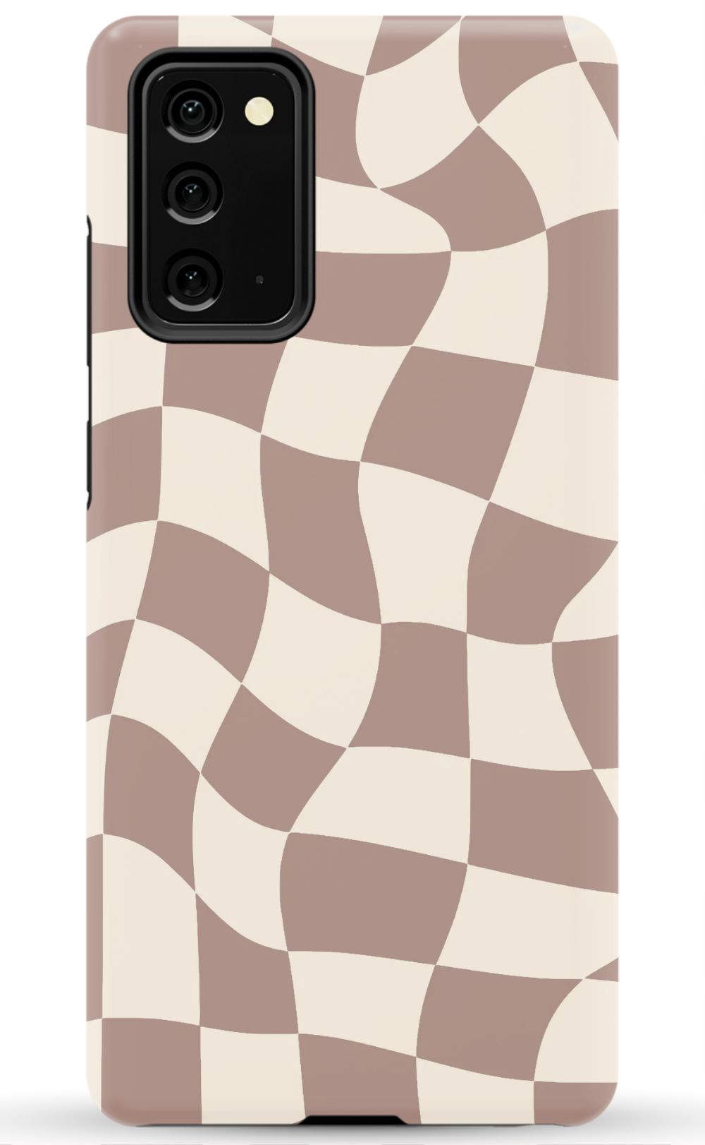 Light Brown Checkered Phone Case - B7Cases