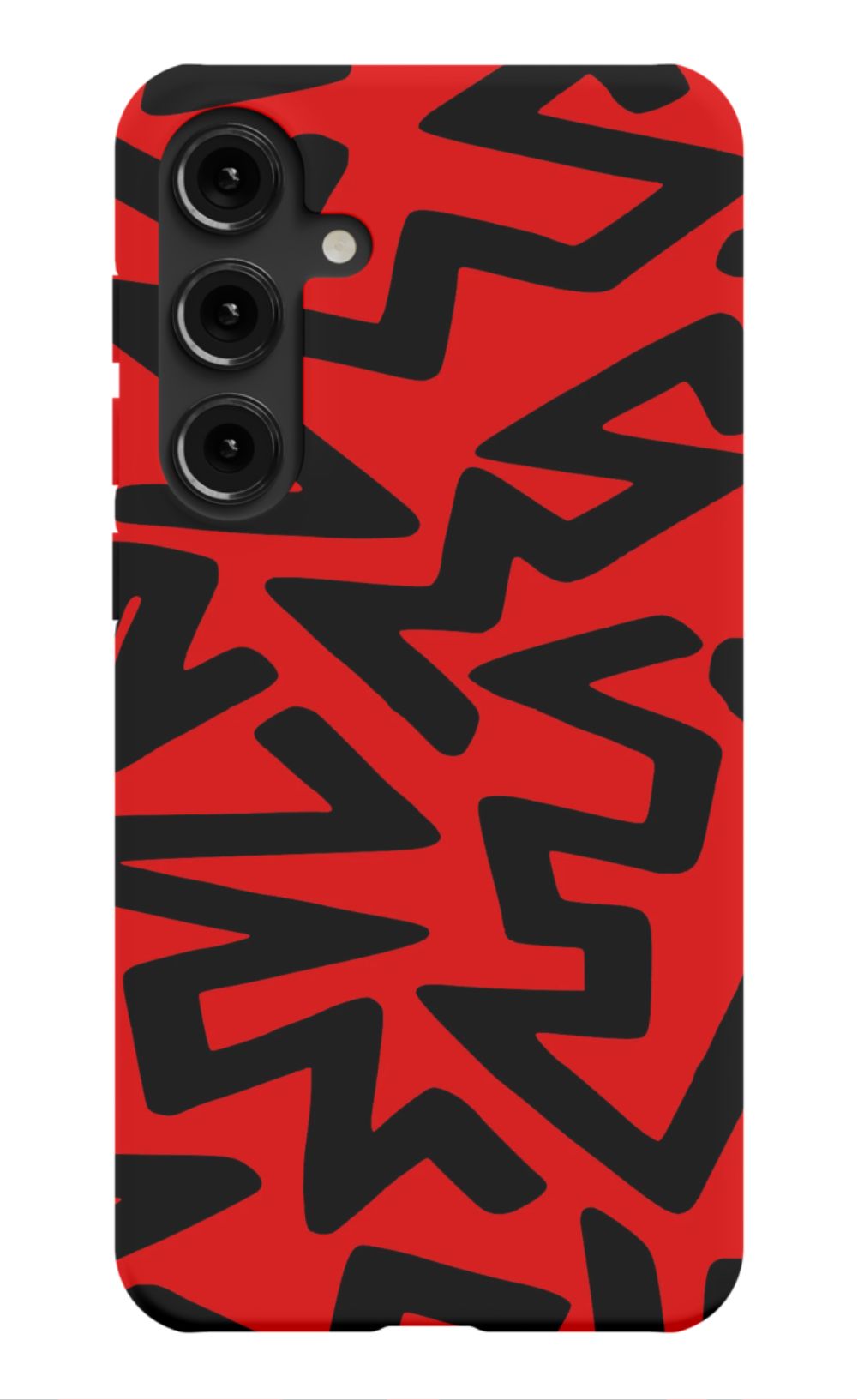 Red Abstract Shapes Phone Case - B7Cases