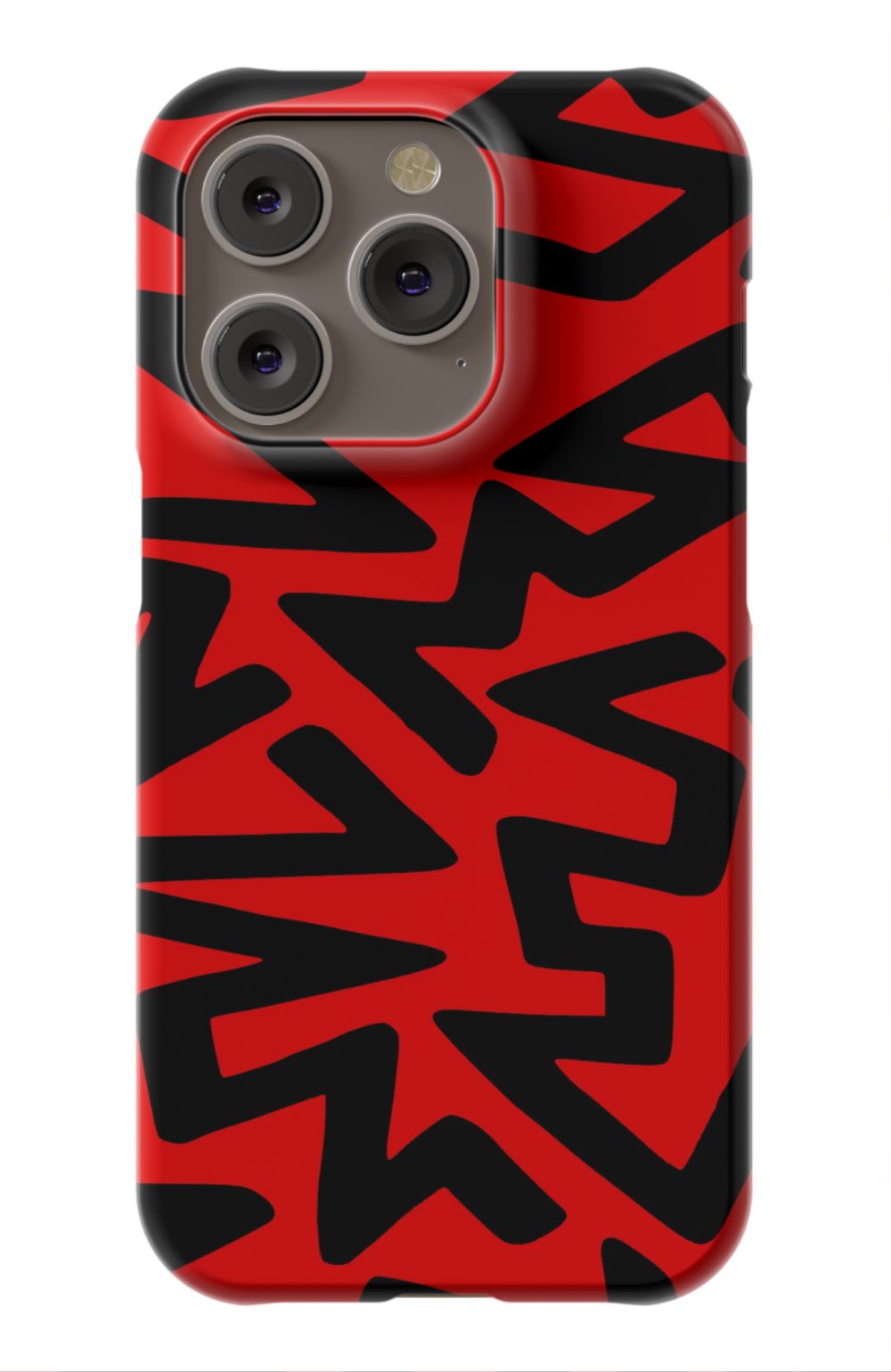 Red Abstract Shapes Phone Case - B7Cases