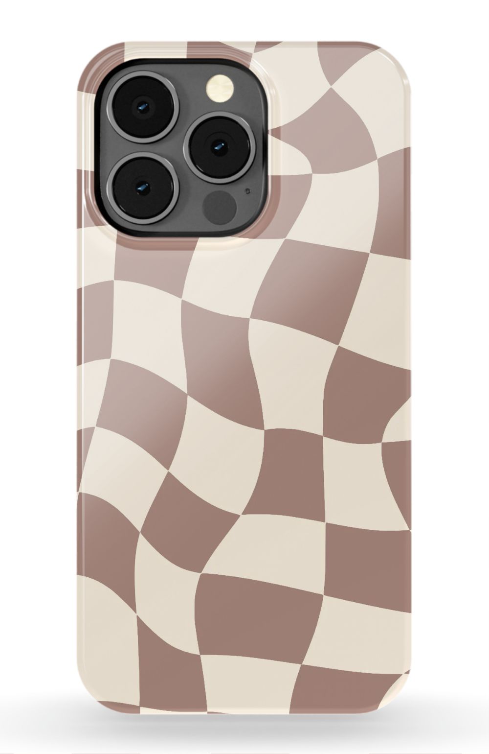 Light Brown Checkered Phone Case - B7Cases